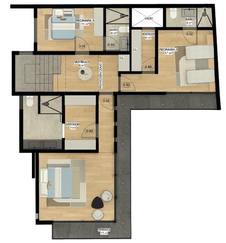 Plano de Planta Alta